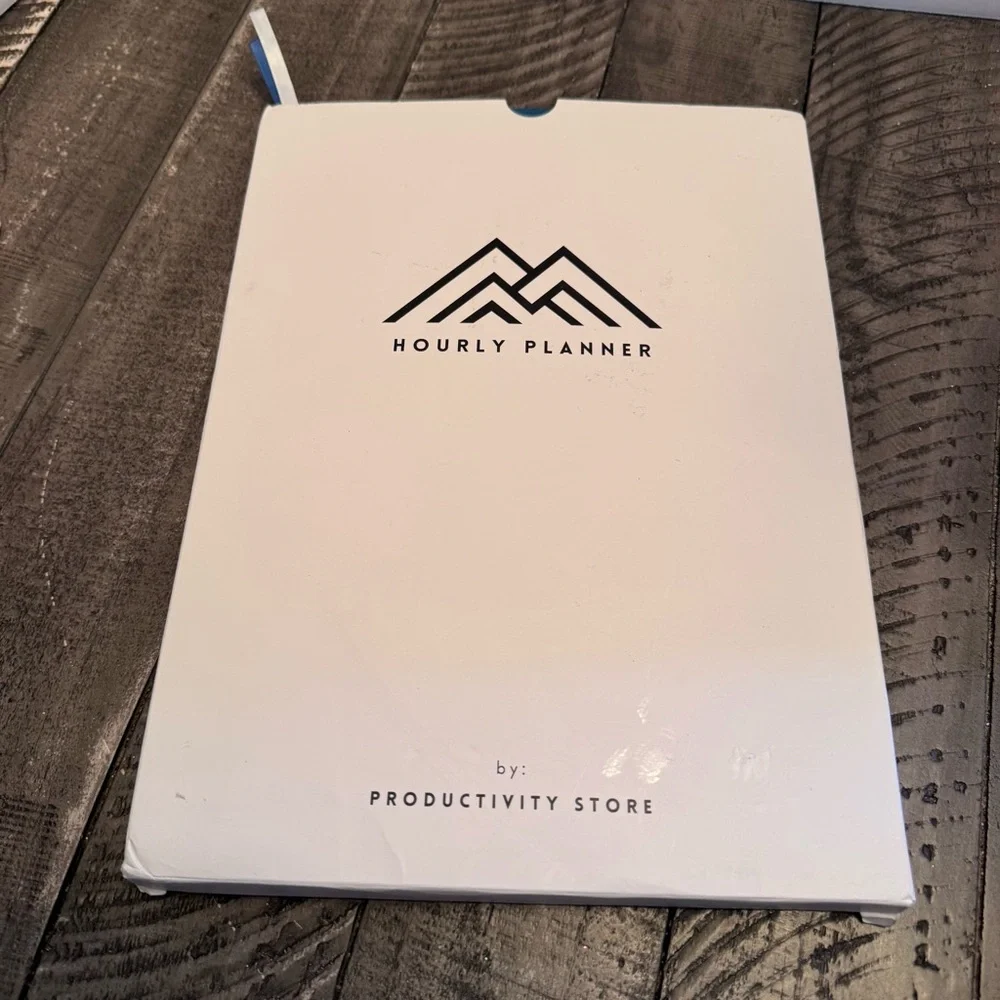 Productivity Store Hourly Planner Max A4 Navy Blue Notebook‎ Book Stickers New